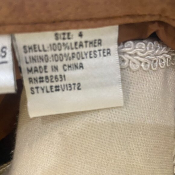 Boho Suede Floral Embroidery Jacket XS/S - Picture 13 of 15